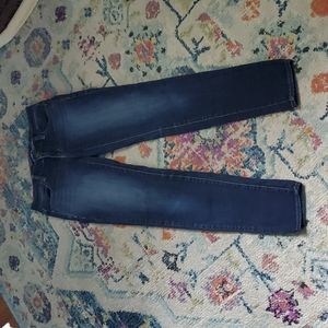 Girls American Eagle Super Stretch Legging 4 long Dark Wash